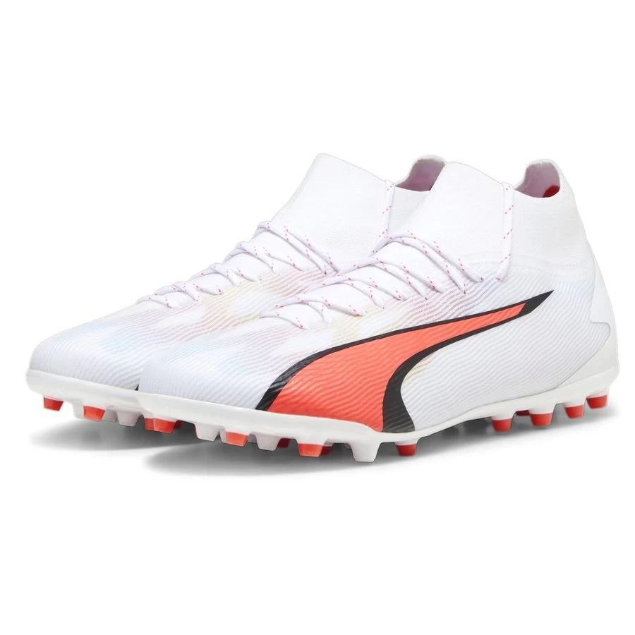 PUMA Ultra Pro MG Breakthrough - Blanc/Noir/Fire Orchid