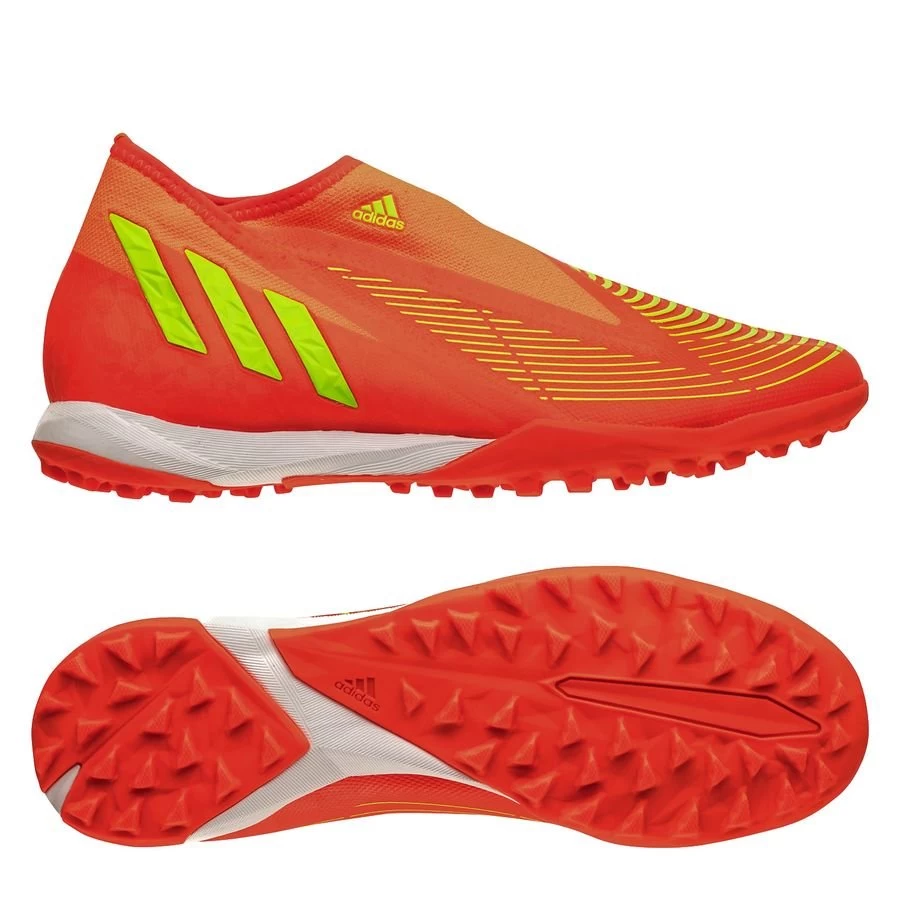 Adidas Predator Edge .3 Laceless TF Game Data - Rouge/Vert/Noir