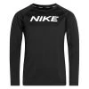 Nike Pro Maillot D'Entraînement Dri-FIT - Noir/Blanc Enfant -Équipement de Football Entraînement 72d46306bc3a
