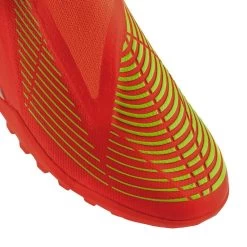 Adidas Predator Edge .3 Laceless TF Game Data - Rouge/Vert/Noir -Équipement de Football Entraînement 77c59f2786fd