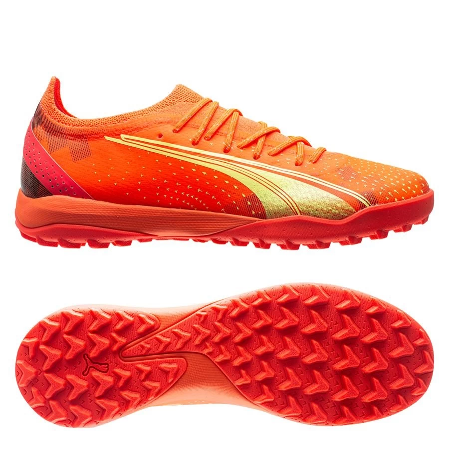 PUMA Ultra Ultimate Cage TT Fearless - Rouge/Vert/Noir